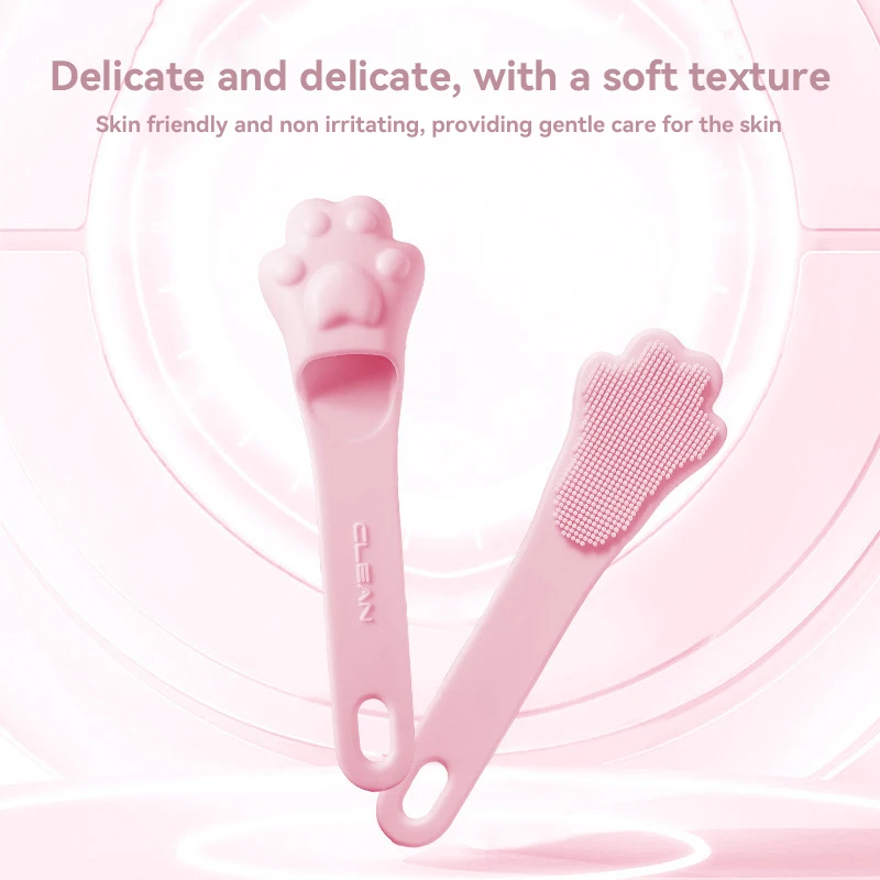 Finger Shape Silicone Face Cleansing Brush Facial Cleanser Pore Cleaner Exfoliator Face Scrub Washing Brush Women Skin Care Tool