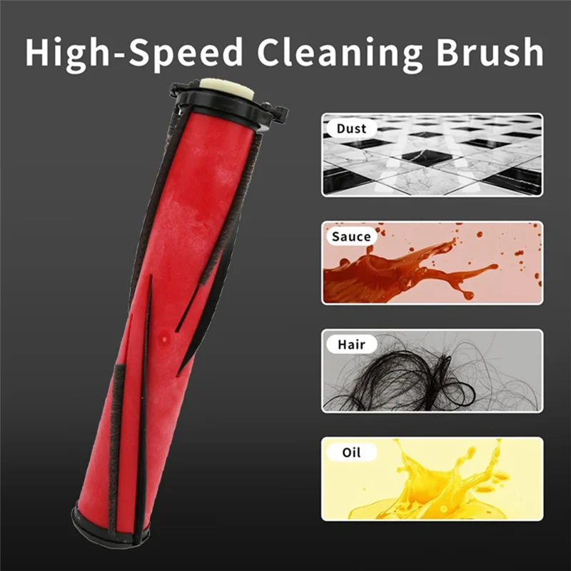 فرشاة الأسطوانة الرئيسية لأجزاء المكنسة الكهربائية اللاسلكية Shark LA400/VD550 فرشاة ذات شعيرات دوارة-T33C #5