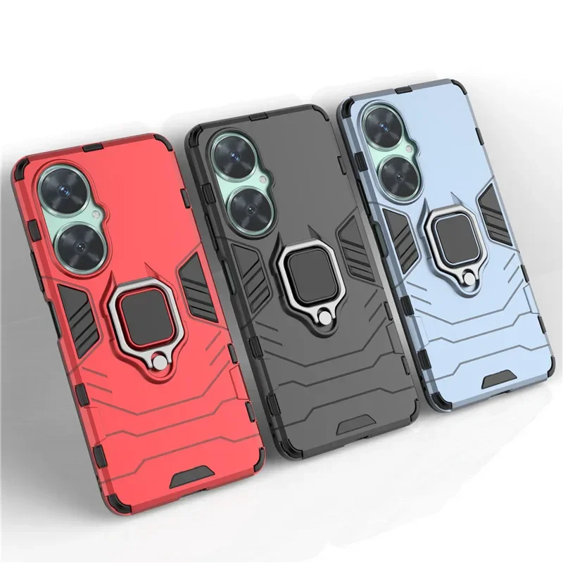 

For Huawei Nova 11i Case Nova 11i Cover 6.8 inch ShockProof Hard Armor Finger Ring Protective Bumper For Huawei Nova 11i 4G