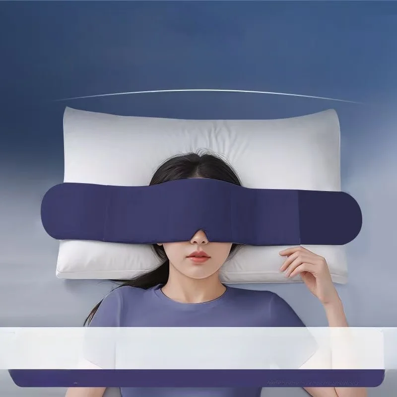 重力アイマスク-深い睡眠補助具-光遮断睡眠器具-ソフトで快適なユニセックスアイカバー-疲労軽減用