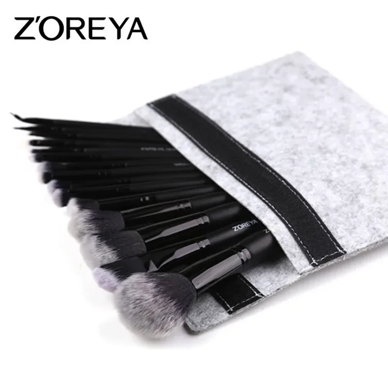 New 3/9/15pcs Professional Makeup Brush Set With Bag Powder Eyeshadow Brush Brochas Maquillaje Cosmetics Tool