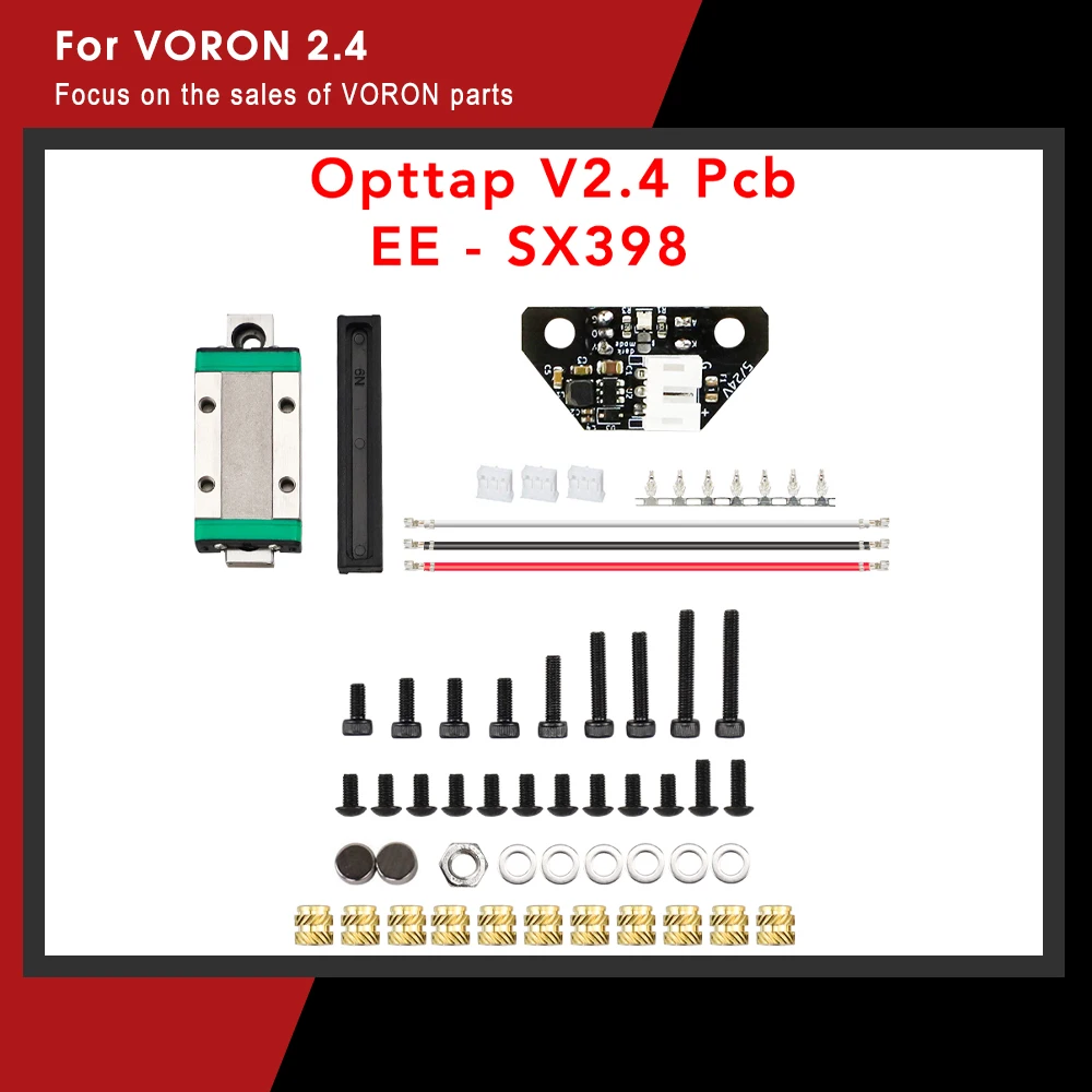 

Voron Tap V2.4.1 PCB Probe Kit 24V EE-SX398 Sensor Impressora OptoTap Rev2.4.1 PCB Voron 2.4 Trident MGN9 Rail