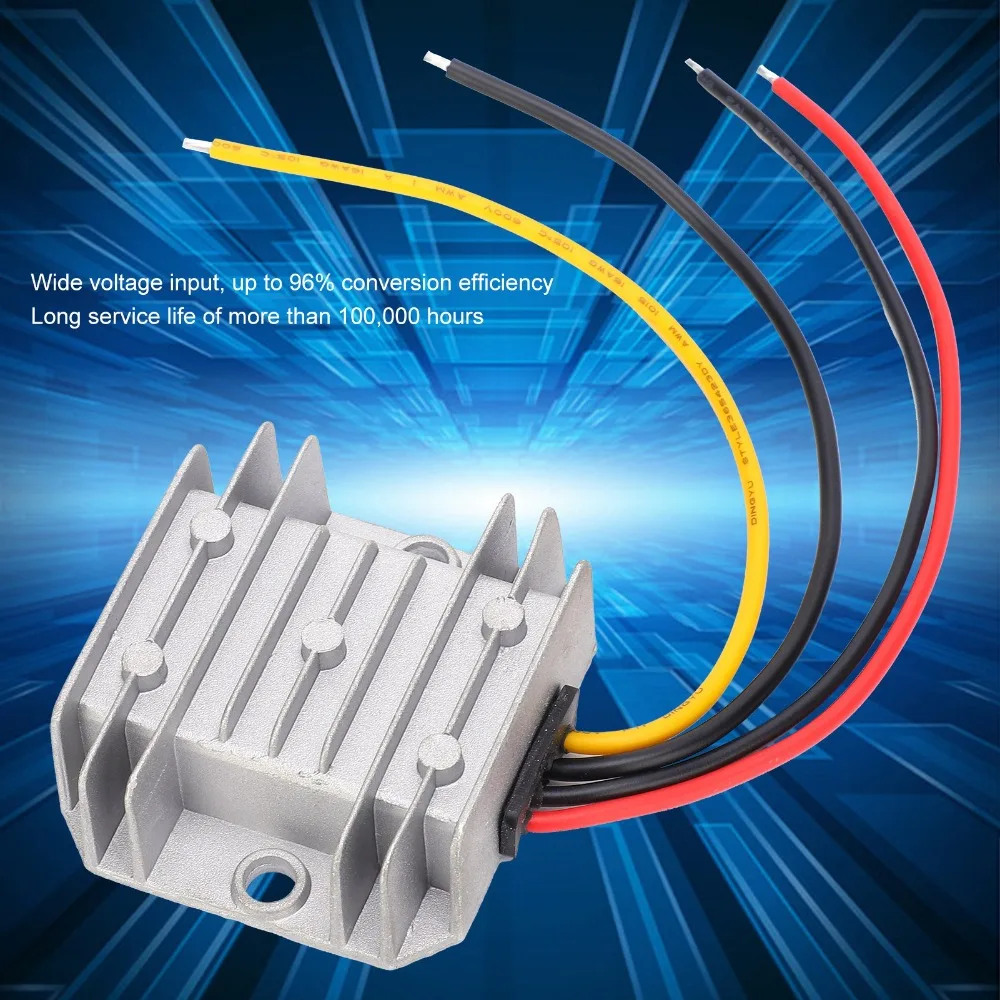 24V to 12V DC Power Converter Waterproof Stable Output Switching Power Supply DC-DC Reducer 10A 120W Step Down Converter Car