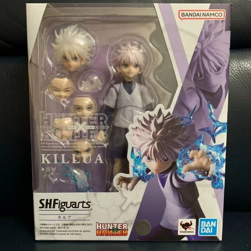 

En Stock Bandai S.H.Figuarts HUNTER KILLUA Y GON FREECSS Anime Action Fighter modelo terminado juguete para regalo para niños ch