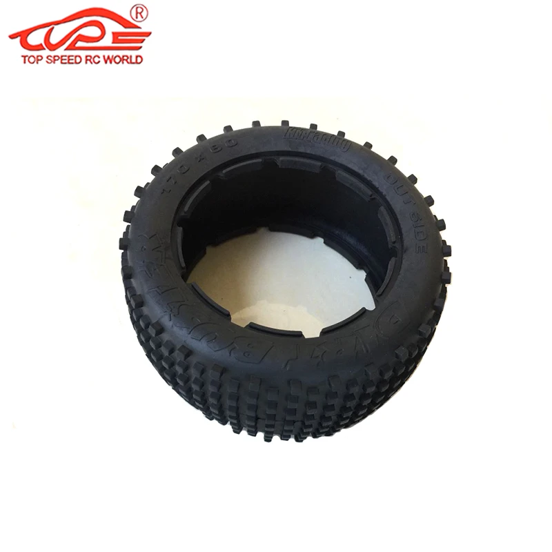 Off-road Rear Tyres for HPI ROVAN 1/5 RC Baja 5B Ss Only 1pcs