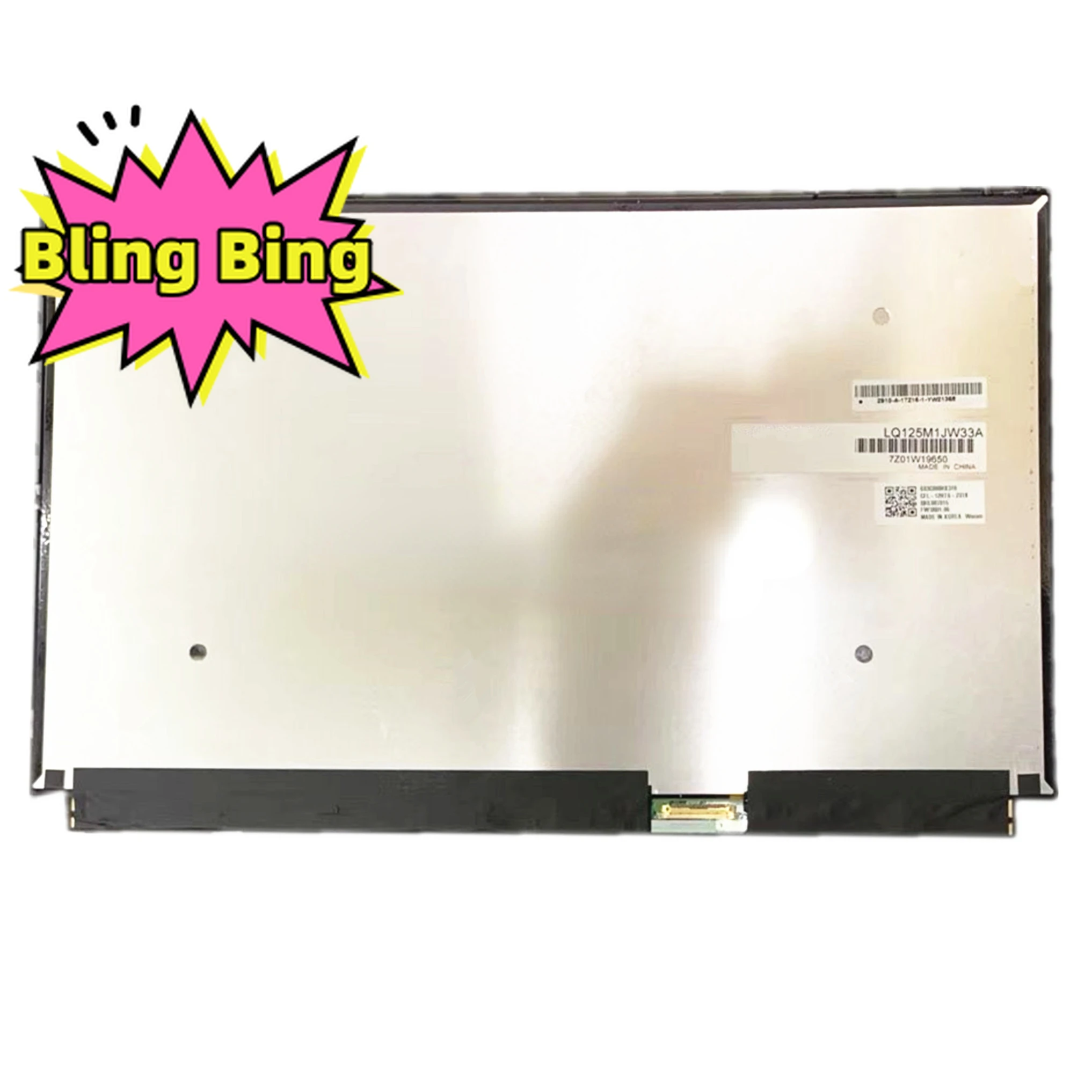 

LQ125M1JW33A fit LQ125M1JW33 12.5" for Toshiba Satellite P25w-c Series1920x1080 LED LCD Screen