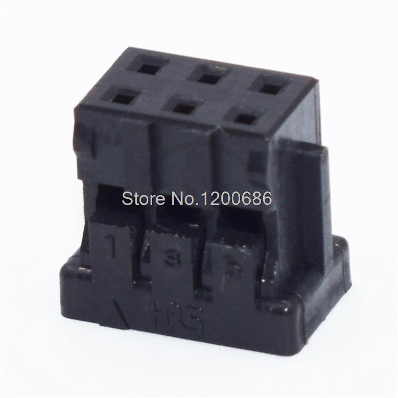 DF11 Series DF11-6DS-2C 6 Position Housing Connector Black 0.079