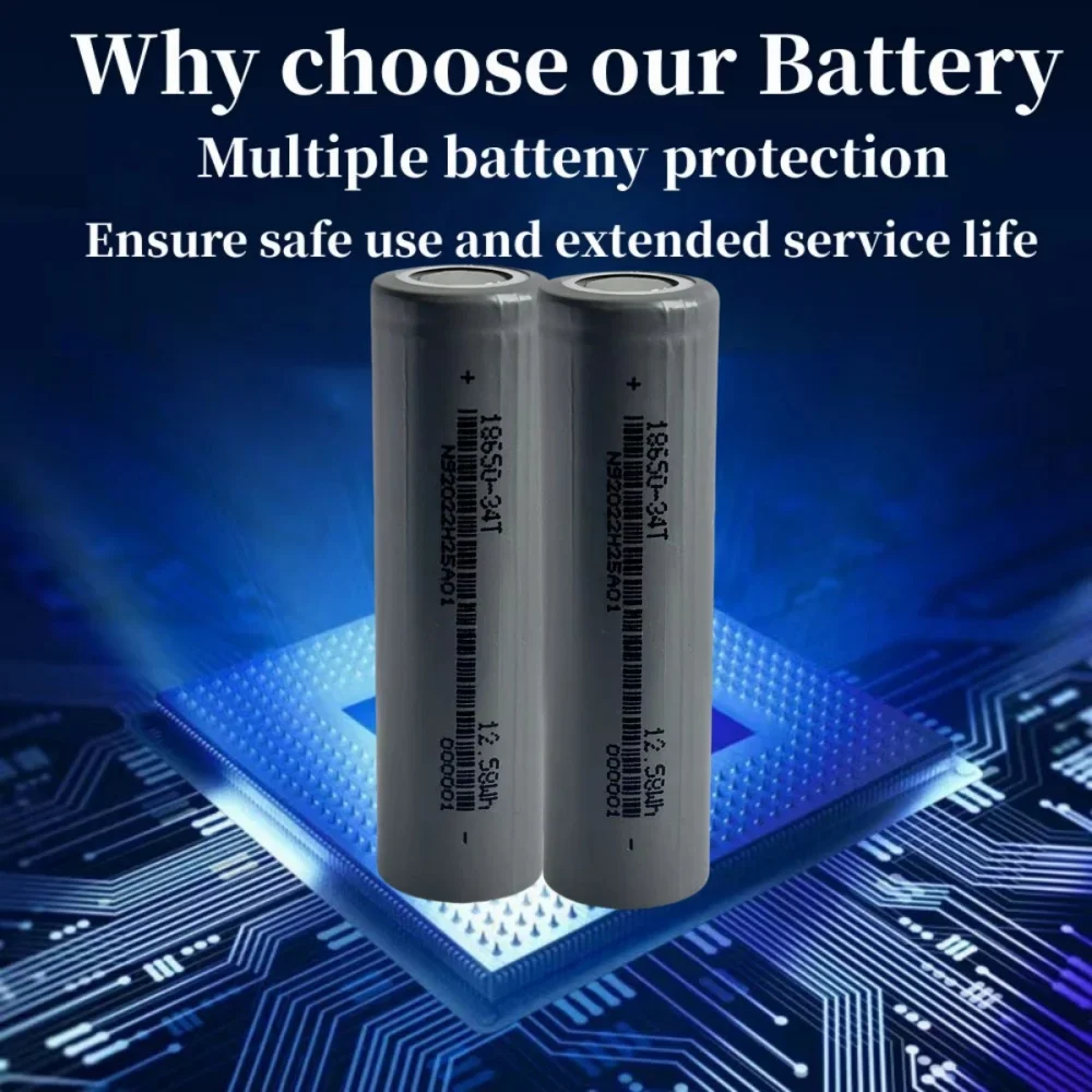 18650 แบตเตอรี่ลิเธียม 3400mAh 3.7v 25A High Power แบตเตอรี่เครื่องมือ 18650 แบตเตอรี่ชาร์จ + Charger