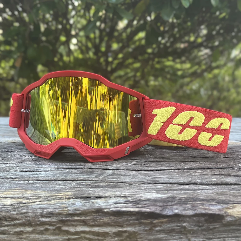 100 i più nuovi occhiali di protezione UV400 antivento - Motocross, moto, ATV, MTB Maschera da ciclismo e sci