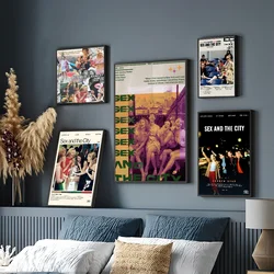 Sex-and-The-City Self-adhesive Art Poster Fancy Wall Sticker for Living Room Bar Decoration Vintage Decorative Painting