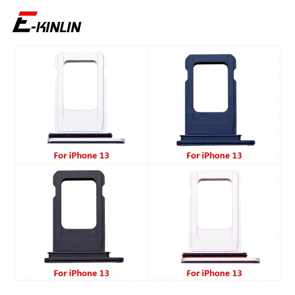 Sim Card Tray Slot Adapter Holder For iPhone 13 13 mini Repair Parts