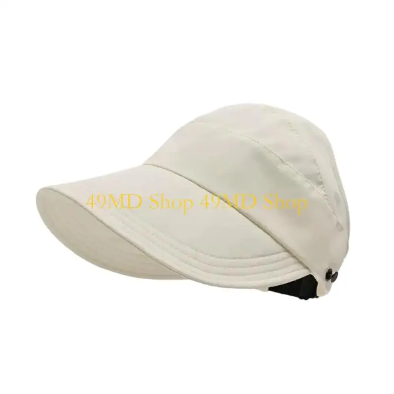 

49MD Adjustable Sports Hat Fashionable Elegant Hat Winter Hats Wide Border Hat