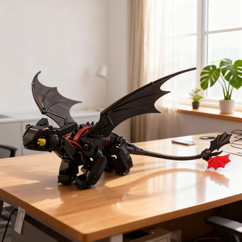 

249pcs MOC Toothless Model Building Blocks Construction Toy Christmas Gifts Creative DIY Idea Brick Kids Assemble Architecture