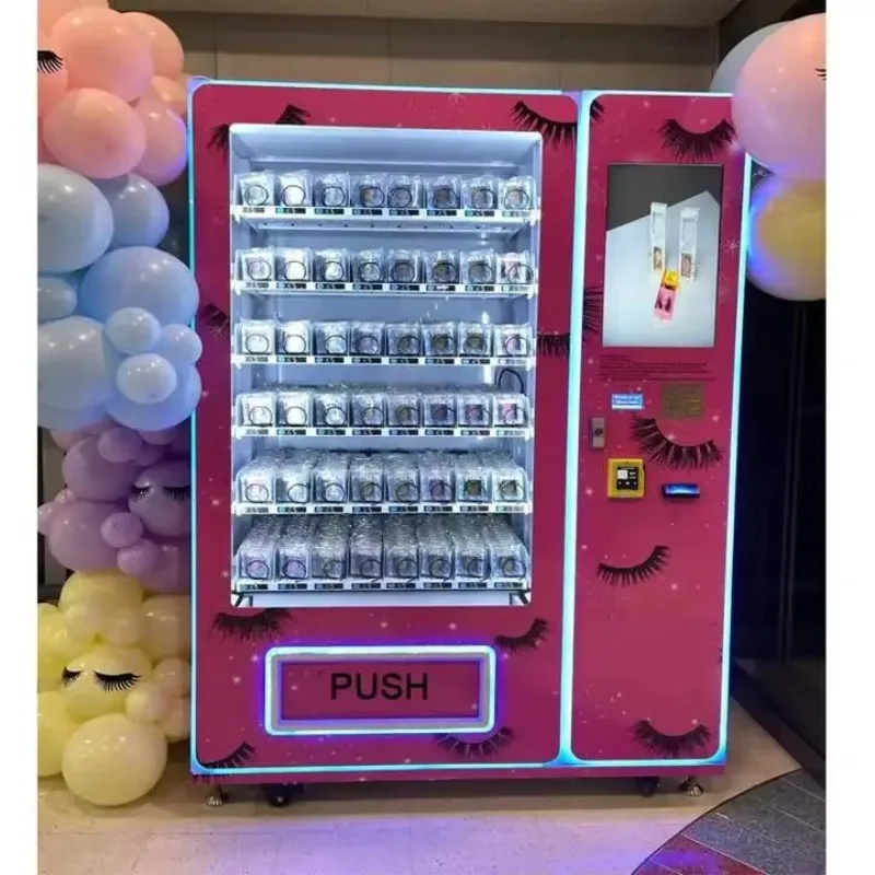 Customized Touch Screen Makeup Vending Machine Integrated Beauty Vending Machine Skincare & Makeup All in One