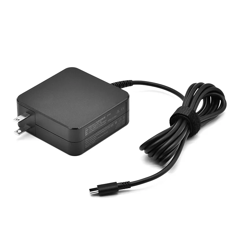 65W USB C PD Laptop Charger 20V 3.25A Type C Power Adapter Compatible with ASUS DELL APPLE Notebook Phone Tablet Fast Charger