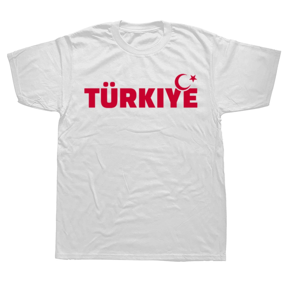 Lustige türkische Shooter Grafik T-Shirts Männer Damenmode lässig T-Shirt 100% Baumwolle lose übergroße türkİye Truthahn T-Shirt