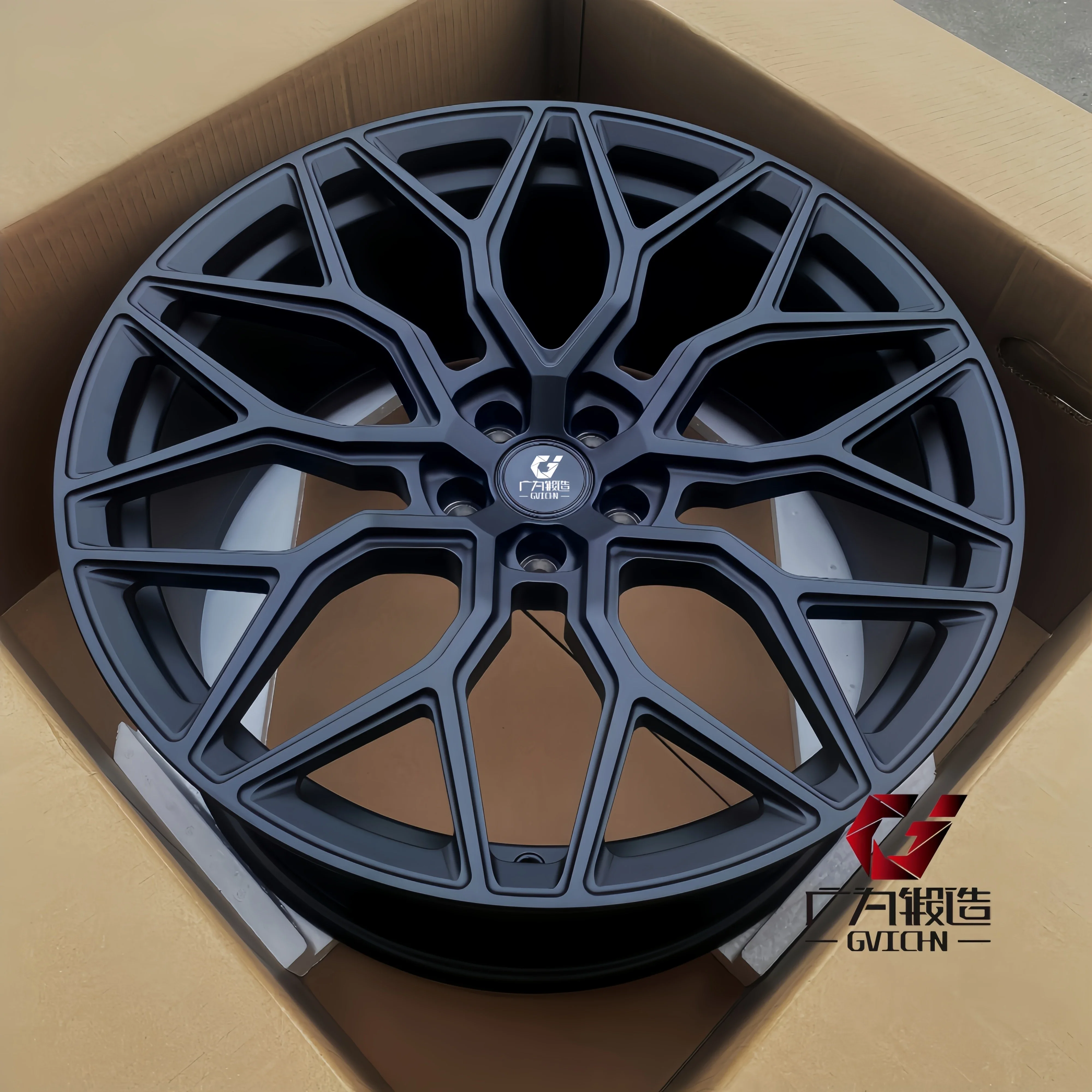 Custom Forged Wheels Satin Black 18 19 20 21 22 Inch 6061-t6 Aluminum Monoblock Forged Wheels Rims