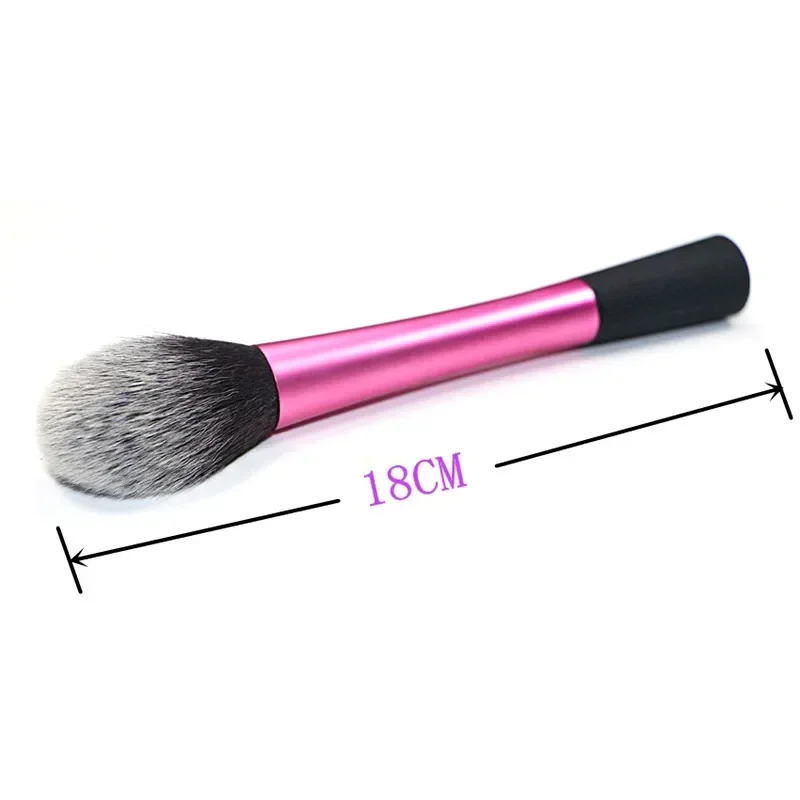 1Pc Professional Flame Head Shape Loose Powder Foundation Makeup Brush With Aluminum Handle Women Face Blush Concealer Brushes