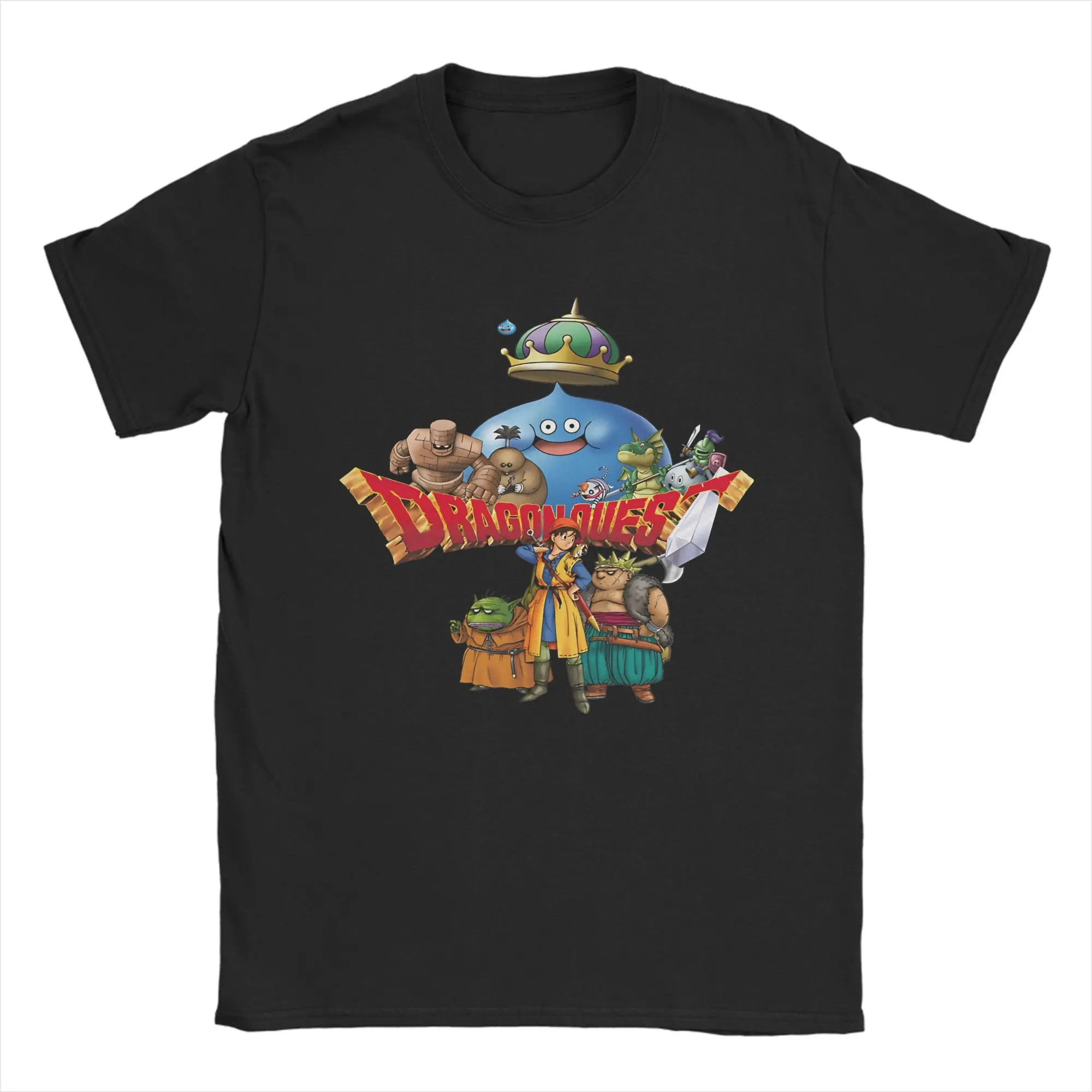 Mens Womens Dragon Quest slime T Shirt Pure Cotton New Arrival Tee Shirts  Clothing Outfits