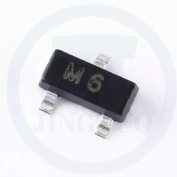 100pcs S9015 M6 0.1A 45V SOT-23 PNP SMD Chip Transistor