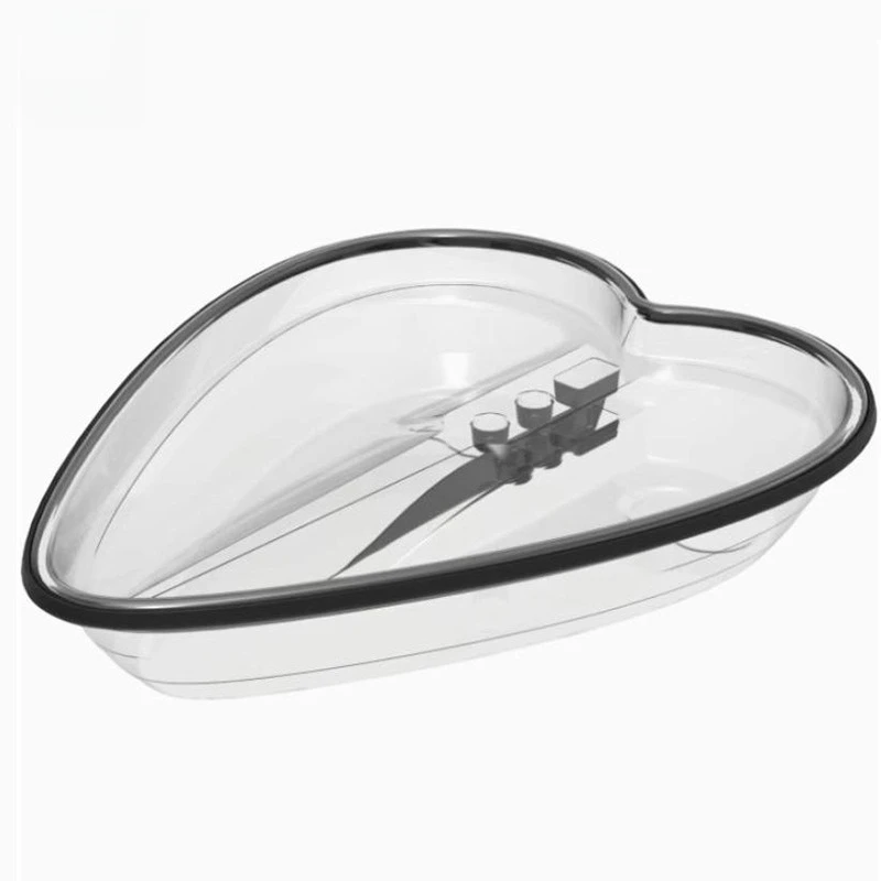 Transparent heart boat tourist attractions rafting boat kayaking crystal glass canoe boat outdoor sports