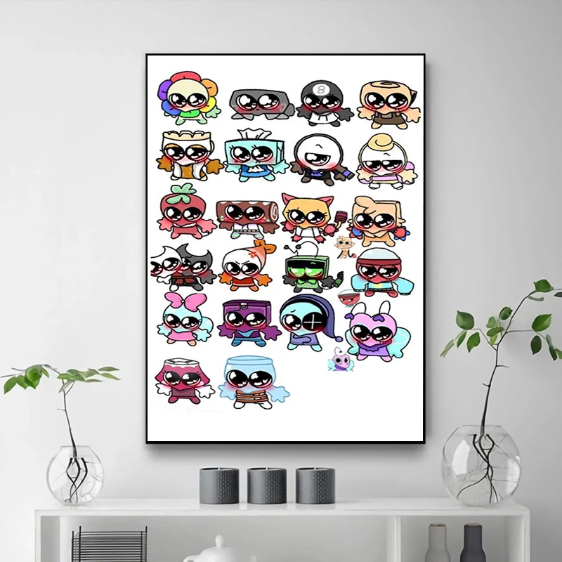 

Wall Decor Room Aesthetic Game D-Dandys World Poster For Home Decoration Ornaments Vintage Interior Posters Decorative Picture