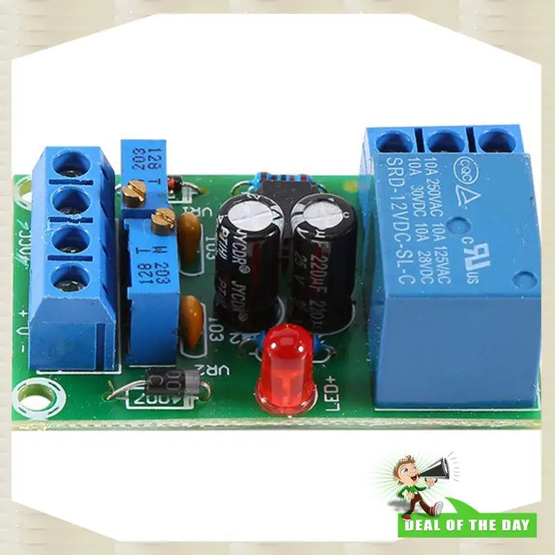 24-Hour Delivery 12V Battery Automatic Charging Controller Module Protection Board Relay Board Module Anti-Transposition Smart C