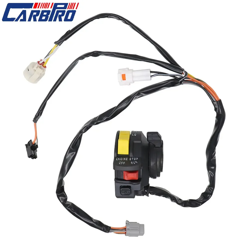 Lewy przełącznik na kierownicę Start Stop Hi/Lo reflektor pasuje do Arctic Cat 400 DVX 2006 2007 2008 3509-011