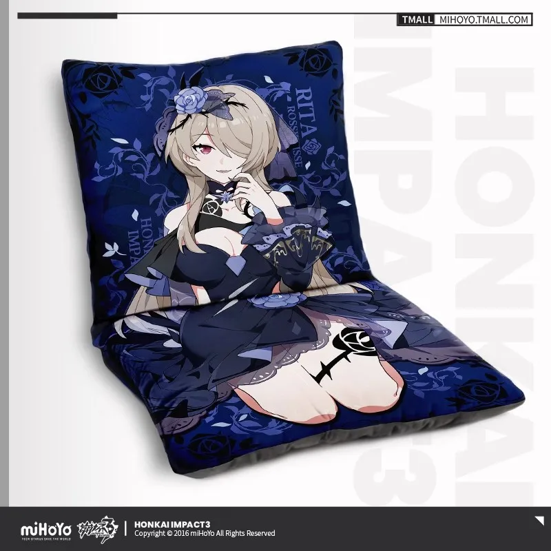 miHoYo HonkaiImpact3 Official Anime Valkyrie One-piece Cushion Pillow Game Peripheral Series Raiden Mei DIY Home Office Supplies