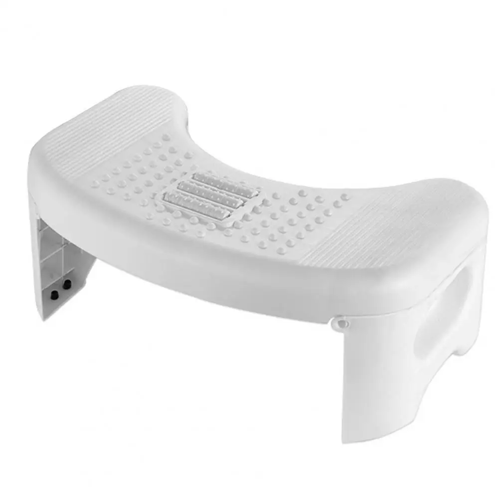 

Popular Foot Stool Reusable Easy Installation Circular Shape Bathroom Stool Dorm Supplies