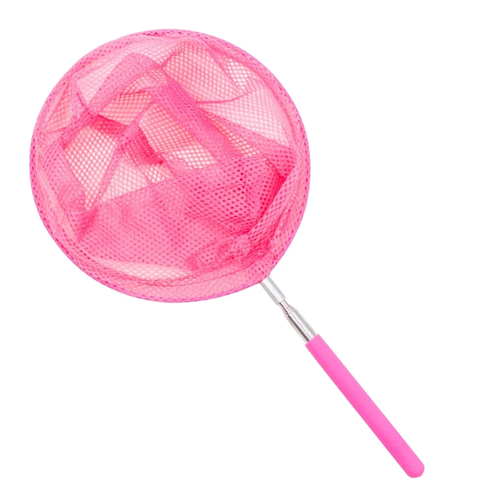 Beach Fishing Net Children Retractable Summer Catch Toy Insect Butterfly Catcher Net Outdoor Water Play Tool Kids