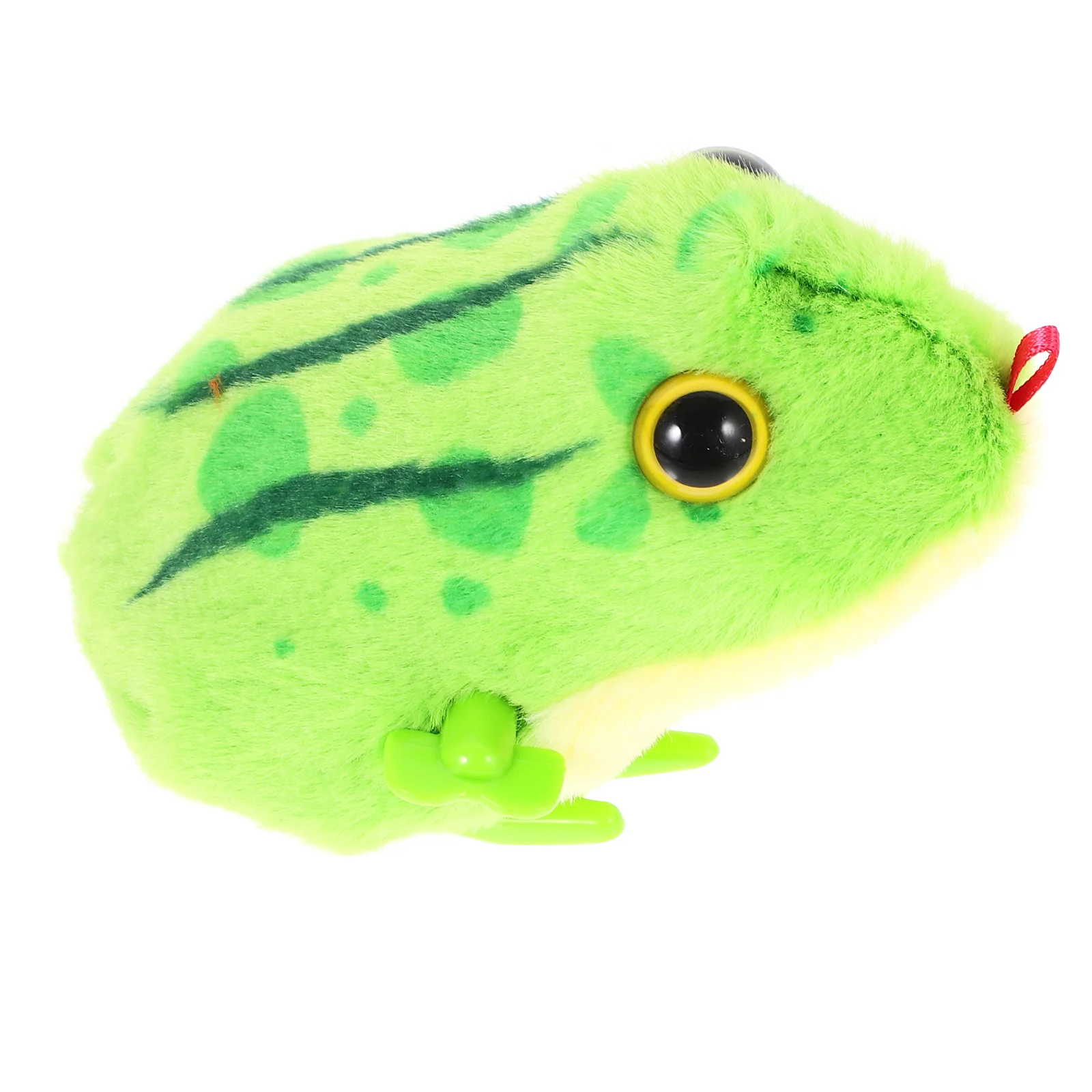 Plush Wind-up Toys Plaything Kids Clockwork Frog Creative Christmas Cartoon Playthings Plastic Animal Jumping Child Models