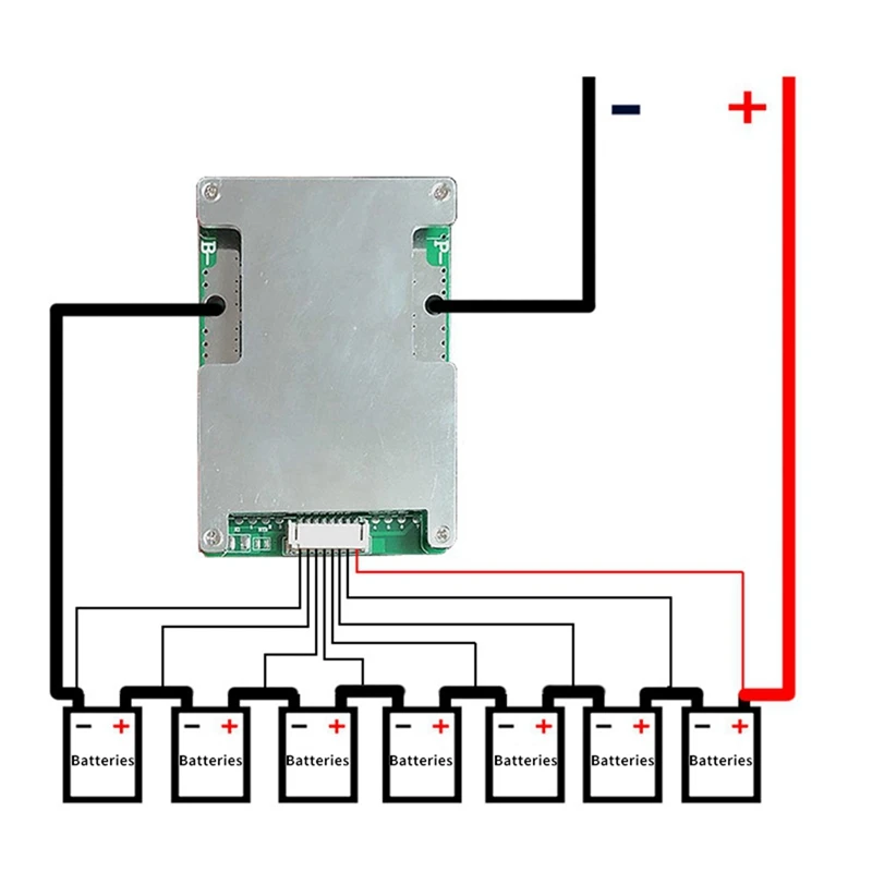 3X 6S 24V 50A BMS Lithium Battery Charger Protection Board With Power Battery Balance/Enhance PCB Protection Board