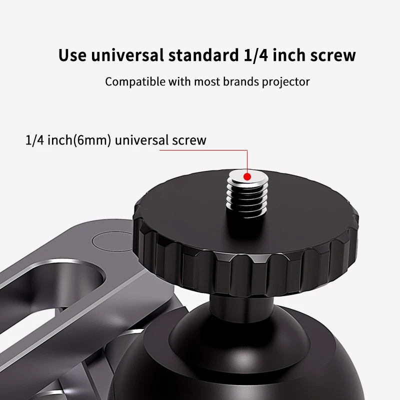 Projector Wall Mount Bracket Multi-angle Adjustable Foldable Wall Support Aluminum Alloy Projector Stand  Accessory