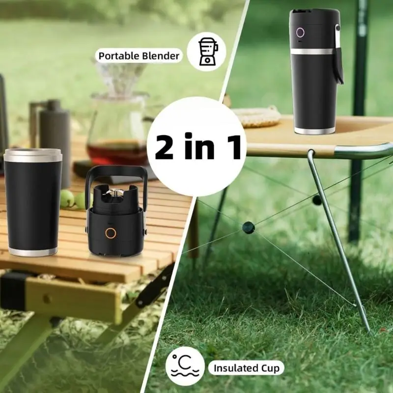 

Беспроводной миксер для смузи, 14000 об/мин, чашка с вакуумной изоляцией, чашка для смешивания с быстрой зарядкой, N58D