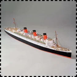 1:400 Scale British Royal Mail Steamer RMS Queen Mary Ocean Liner Paper Model Kit Handmade Toy Puzzles