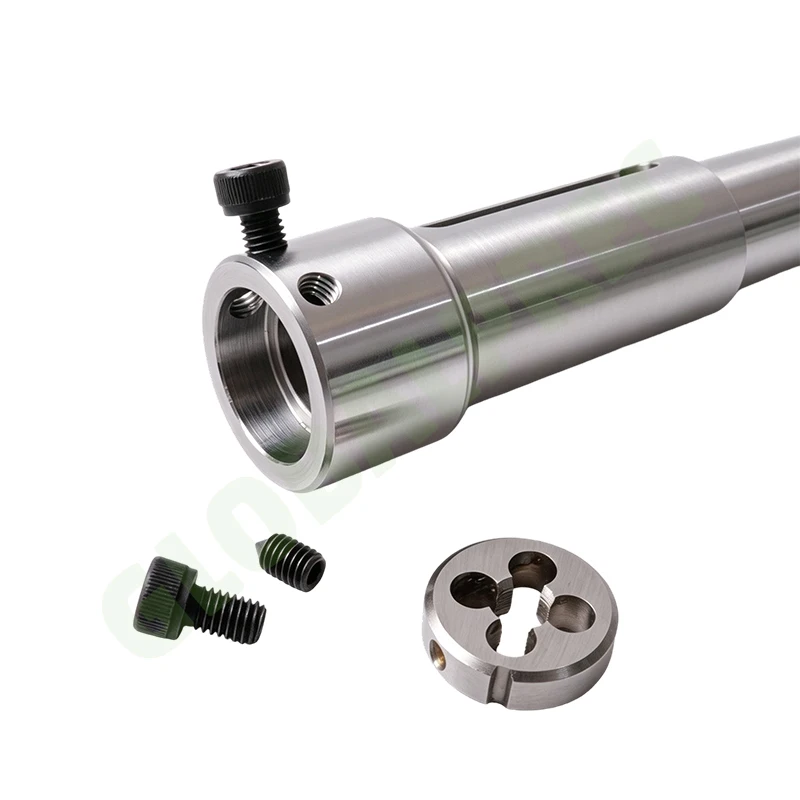 Morse Telescopic Round Die Holder MT2/3/4, Floating Tailstock Die Collet, Fixed Sleeve for Lathe Milling Threading