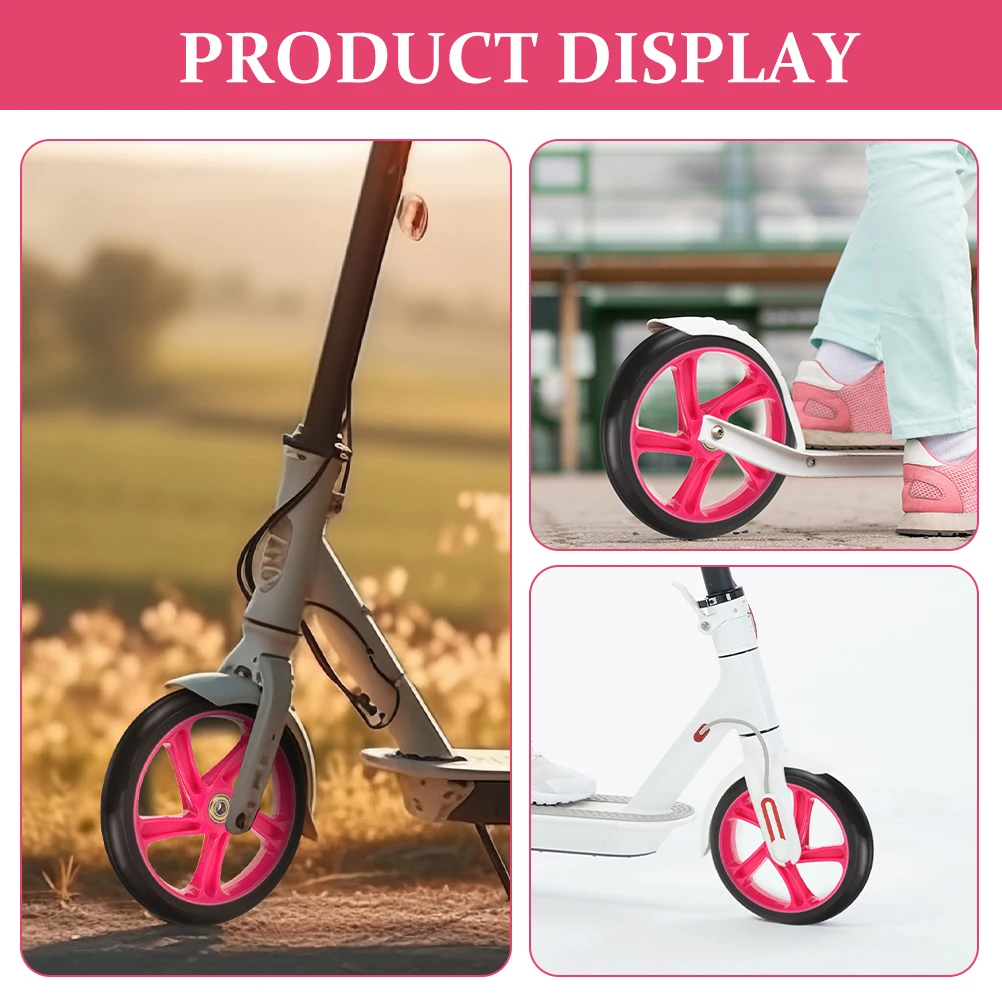 

High Elastic Shopping Cart Wheel Scooter Replacement Wheels Elasticity Electric Tire Drive Pu Convenient