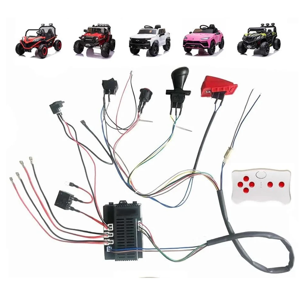 High Power Children's Electric Car Wiring Harness Kit 2.4G Remote Control Kit For Test Measurement Tool Accessory