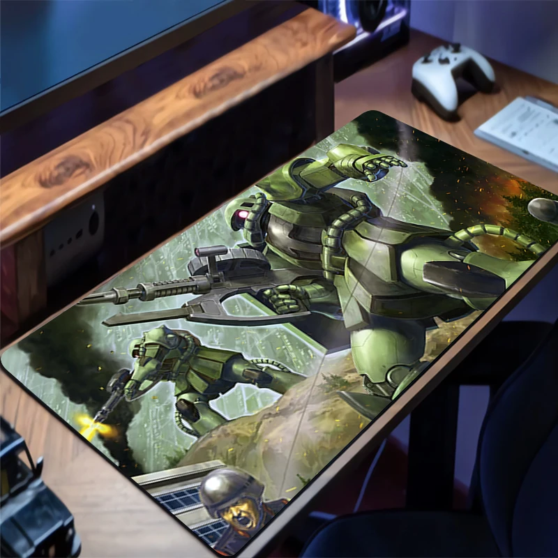 Tappetino per mouse Meccanico Warrior Gundam Zaku II Tappetino per mouse HD Tappetini per mouse Accessori per PC Tappetino per tastiera Tappetino per mouse in gomma Tappetino per scrivania per laptop