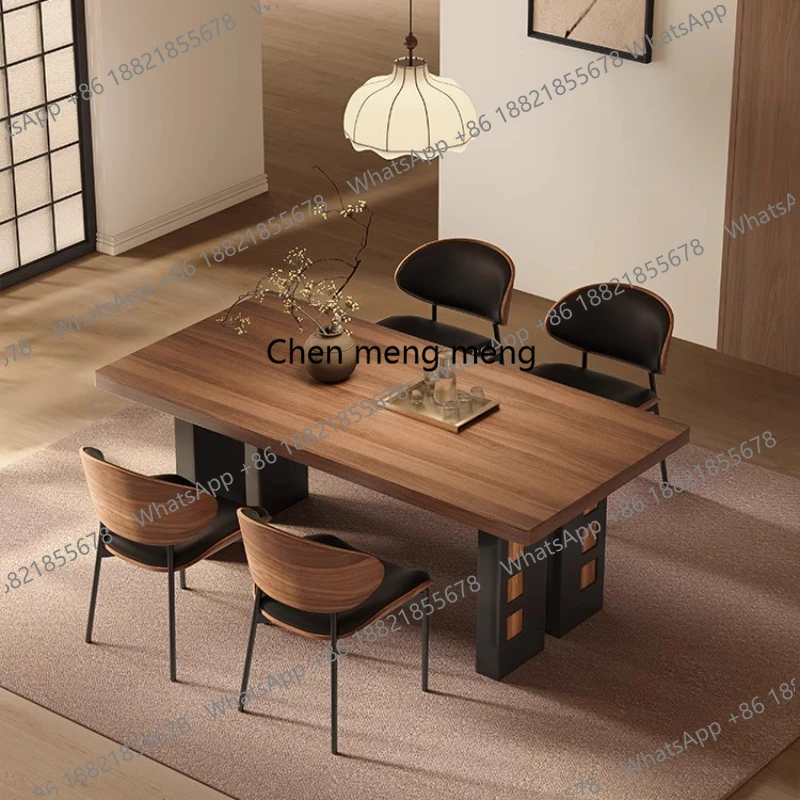 

High Japanese Square Dining Tables Nordic Modern Center Luxury Dining Tables Dinette Room Muebles De Cocina Home Furniture