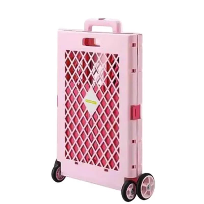 รถเข็นช็อปปิ้งแบบพกพารถเข็นกล่องพับได้รถเข็นช็อปปิ้งรถเข็นน้ำหนักเบาสิ่งประดิษฐ์กระเป๋านักเรียนรถเข็นขนาดเล็กที่จะซื้อ