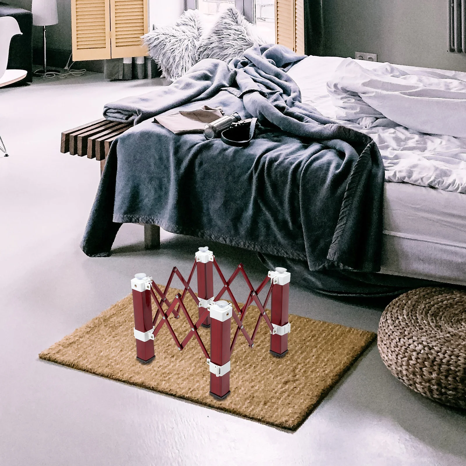 

Foldable Table Leg Heavy Duty Metal Desk Bracket Foldable Table Leg Extender Office Home Desk Legs Telescoping Legs