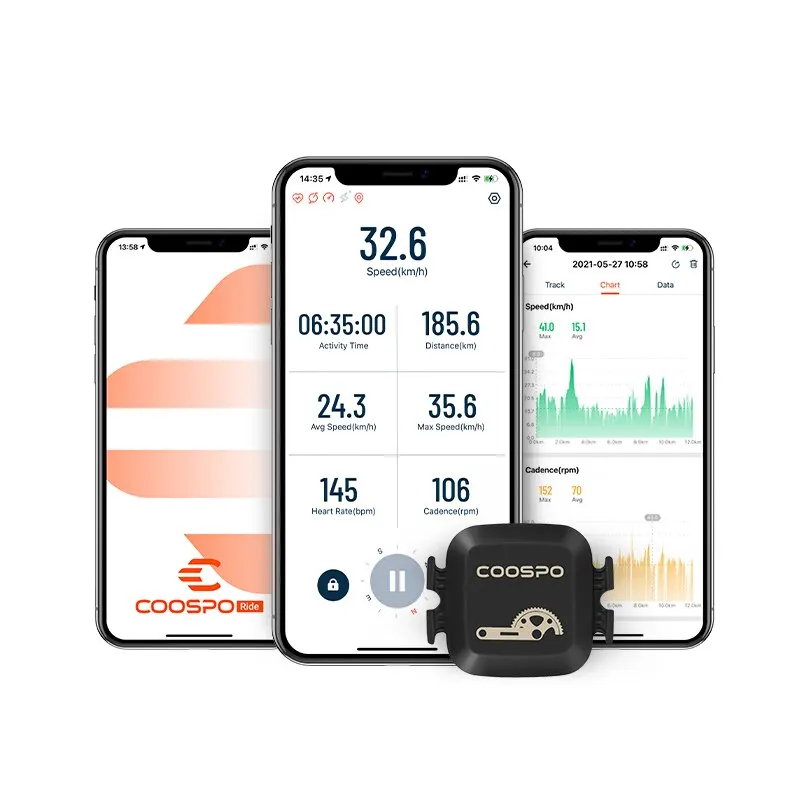 COOSPO BK467 Cadence and Speed Sensor Dual Mode Rpm Monitor Bluetooth 4.0 ANT Road Bike For Wahoo Garmin Bike Computer