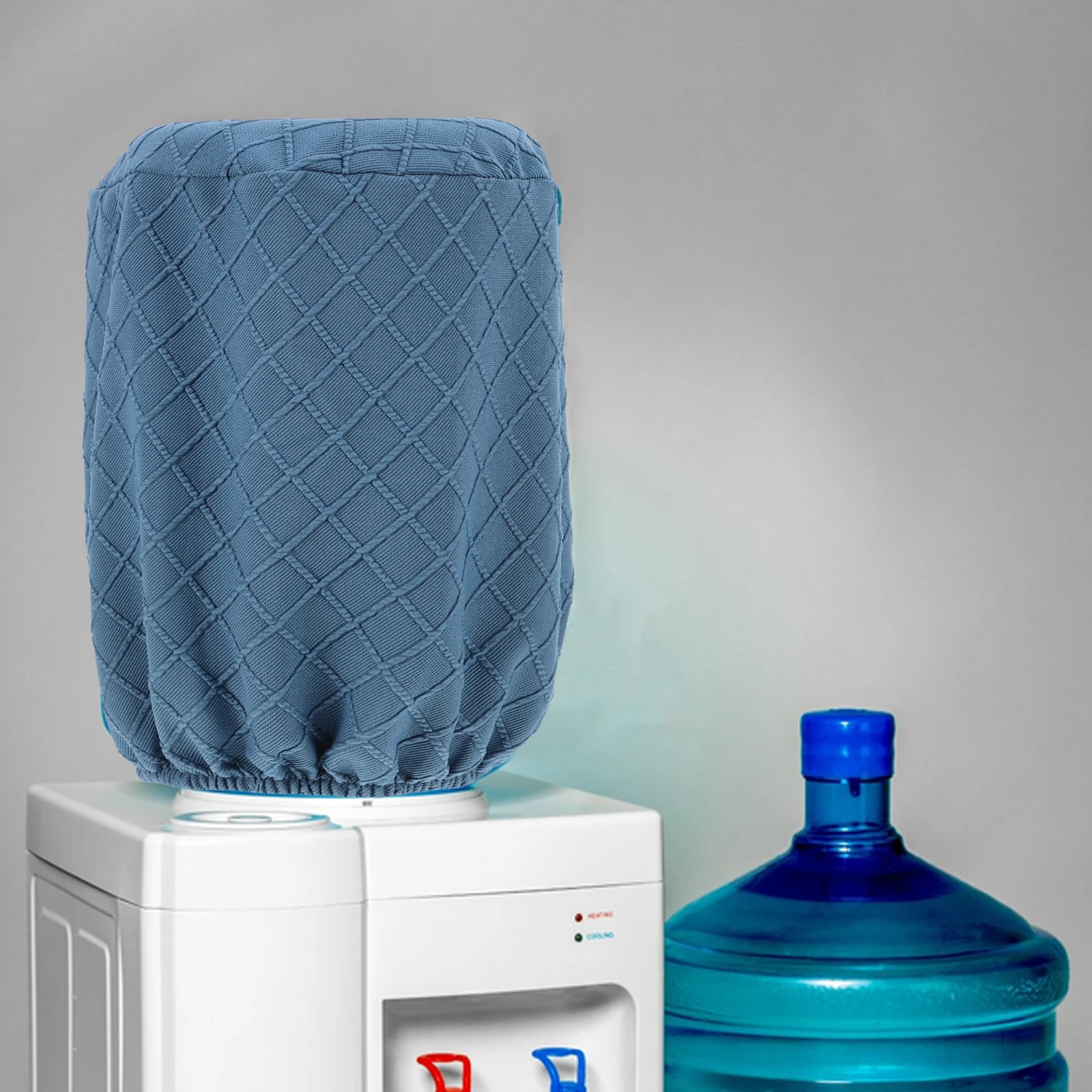 Water Dispenser Cover Reusable Fabric Gallon Water Jug Protector Elastic Edge Easy Install Practical Dust Cover For
