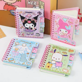 Anime Sanrio Hello Kitty Tagebuch Notizbuch My Melody Kuromi Cinnamoroll Cartoon Student Tragbares Notizbuch Kindergeburtstag Mädchen Geschenke