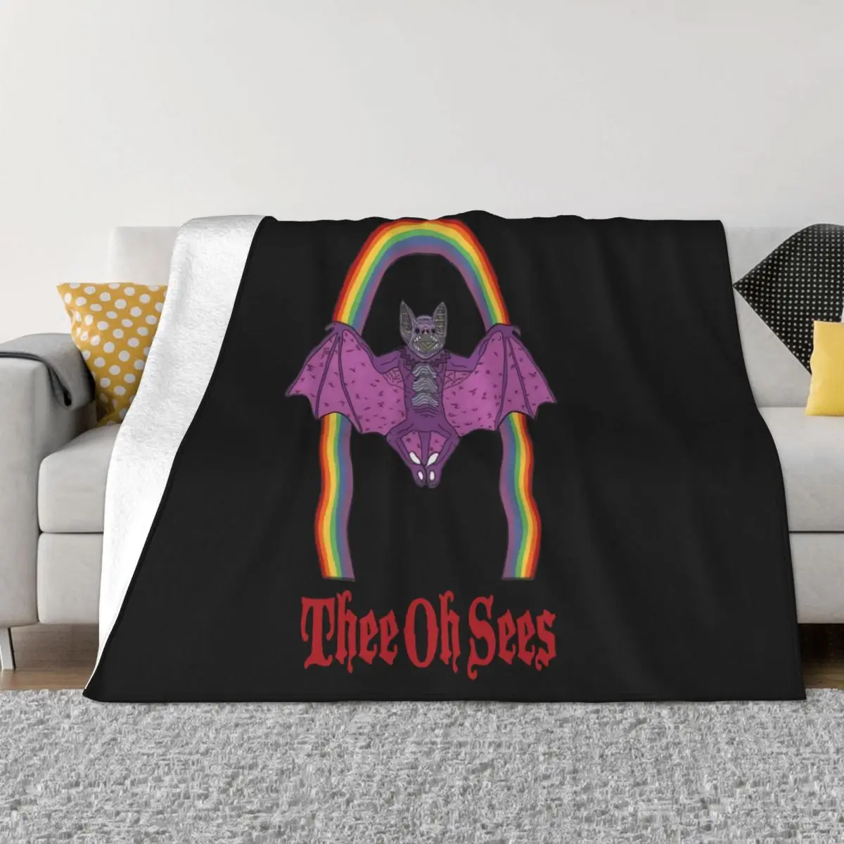 Thee Oh Sees Swea Small Women Men Popular Style Mens Interested Cool Summer More Colors Woman Vintage Party Throw Blanket