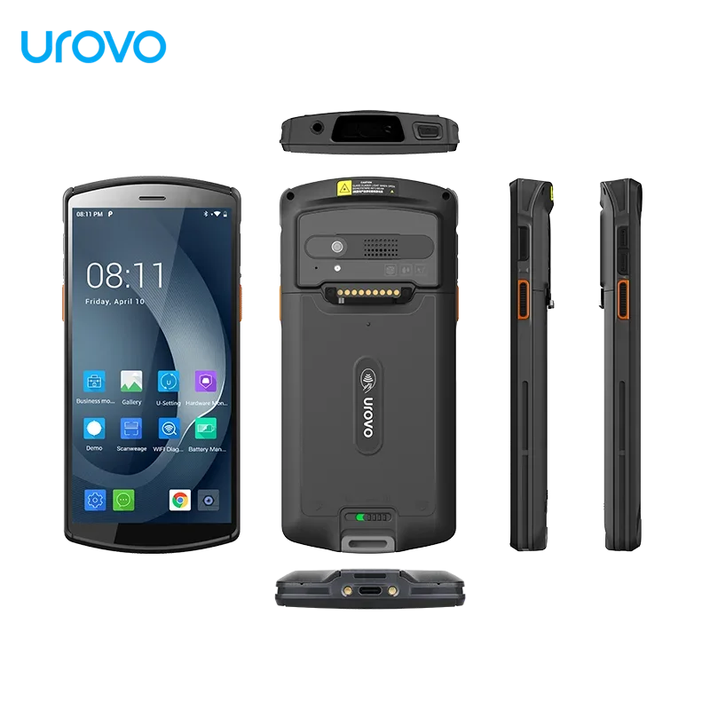 Urovo DT50S Android 13 mobile computer handheld rugged pda removable battery barcode scanner pda