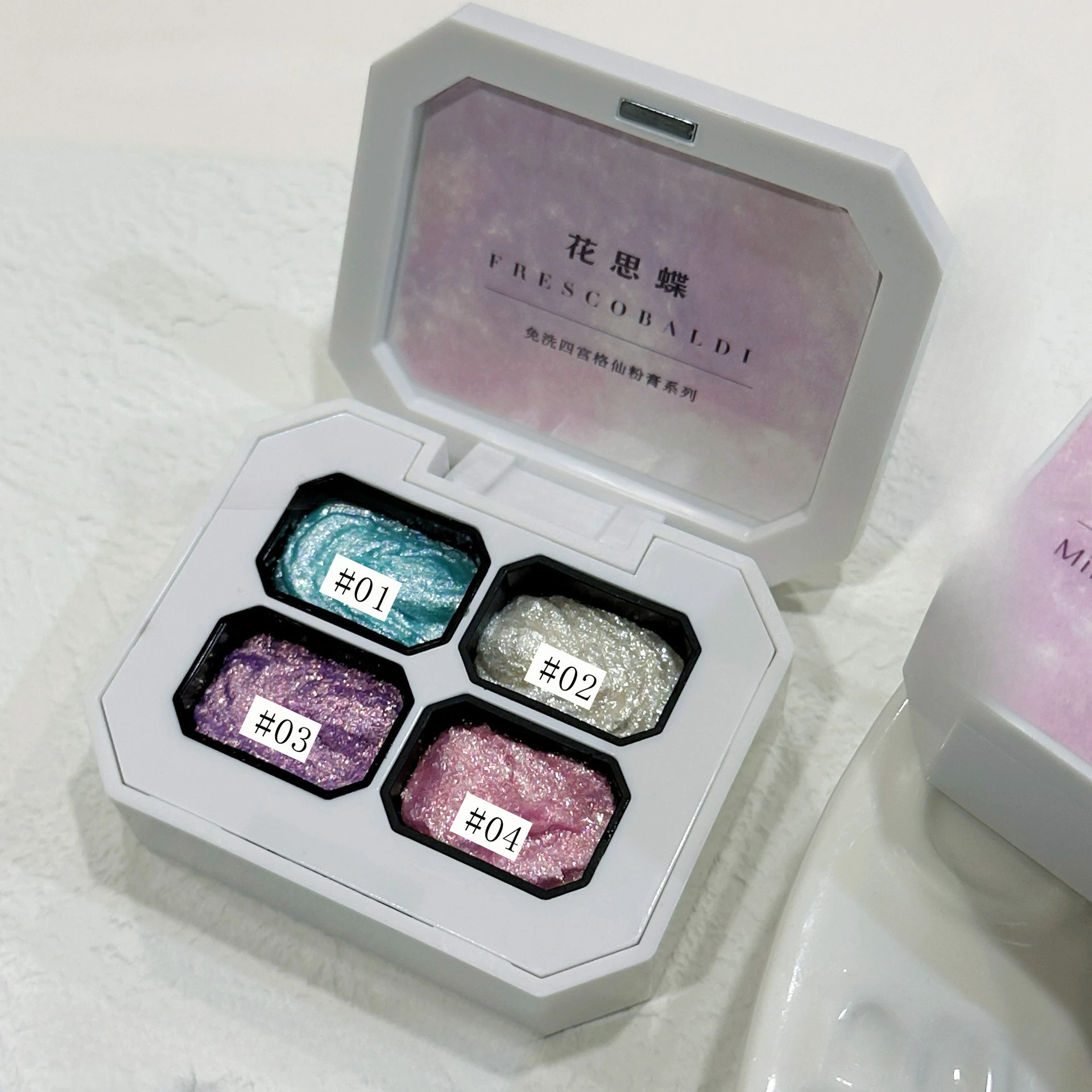 4Colors Summer Opal Fairy Powder Cream High Saturation Popular Semi-solid Nail Polish Gel Varnishes Nail Salon DIY For Manicure