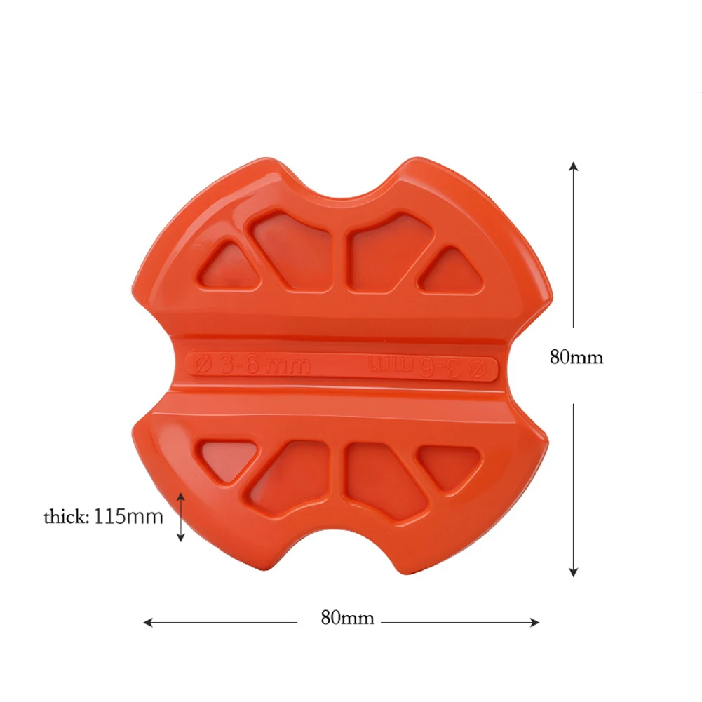 2pcs Electrician Wire Puller Wire Drawing Machine Rubber Electrician Wire Holder Tool Anti-slip Clamp For Wire Threading Pulling